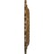 Ekena Millwork Orrington Medallion (Canopies up to 6 5/8"), 13 1/4"OD x 6 5/8"ID x 1 1/8"P, Smokey Topaz Crackle CM13ORSTC - alternate 2